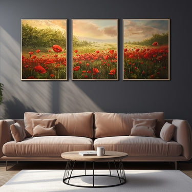Large Poppy Painting